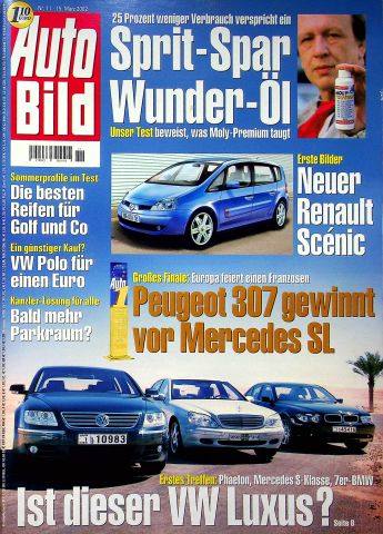 Deckblatt Auto Bild (11/2002)